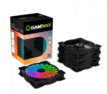 PC Case Fan GAMEMAX RB300, 3xARGB Fan Kit, 120mm, 28dB, 58 CFM, 1900RPM 