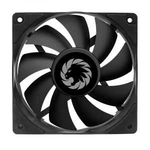 PC Case Fan GAMEMAX GMX-WFBK-BK, 120mm, 23.4dB, 46.5 CFM, 1200PM, Hydraulic bearing, PWM, 4pin,Black