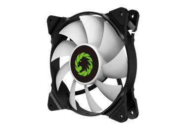 PC Case Fan GAMEMAX FN-12Rainbow-C2, 120mm, ARGB, 28.8dB, 33 CFM, 1100RPM, Hydro Bearing, Black