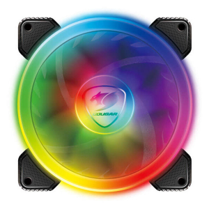 PC Case Fan Cougar Vortex RGB SPB 120 Cooling kit, 3x120x120x25mm, 600-1500 RPM, 26 dBA, RGB HUB, RC