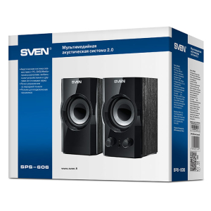 Speakers SVEN "SPS-606" Black, 6w