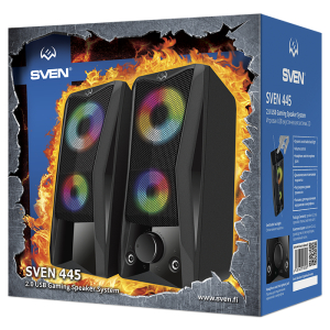Speakers SVEN "445" Black, 6w, USB / DC 5V