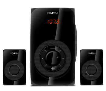 Speakers SVEN "MS-2020" Bluetooth, SD-card, USB, FM, RC, Black, 55w /30w + 2x12.5w / 2.1