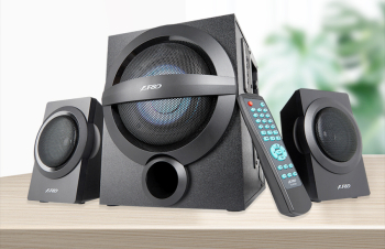 Speakers F&D A140X Black, Bluetooth, USB reader, LED, Remote control, 37w / 13w + 2 x 12w / 2.1