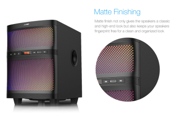 Speakers F&D F580X Black, 2.1 Computer Multimedia Speaker