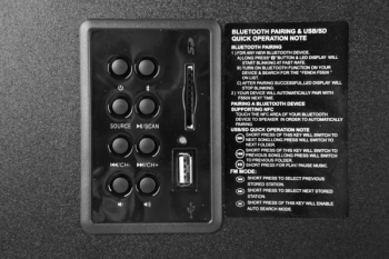 Speakers F&D F550X Black, 2.1 Computer Multimedia Speaker