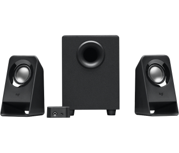 Speakers Logitech Z213, 2.1/7W RMS, Wired RC, Black