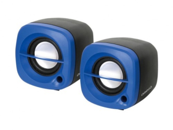 Omega OG15BL Speakers 2.0 6W Blue Usb [43041]