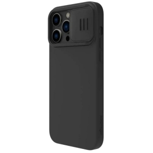 Nillkin Apple iPhone 14 Pro Max, CamShield Silky Magnetic Silicone Case, Elegant Black