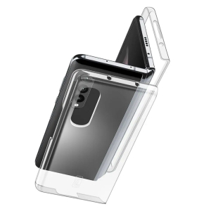Cellular Sam. (Gal. Z Flip 4), Clear Case, Transparent