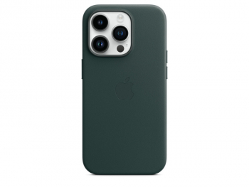 Original iPhone 14 Pro Leather Case with MagSafe - Forest Green, Model A2908