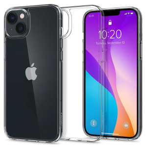 Spigen iPhone 14, Airskin Hybrid, Crystal Clear