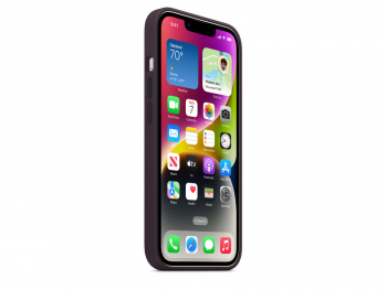 Original iPhone 14 Silicone Case with MagSafe - Elderberry, Model A2910