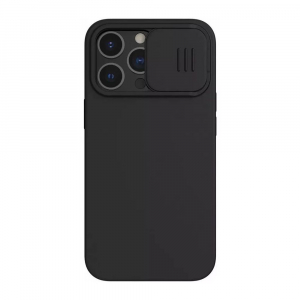 Nillkin Apple iPhone 13 Pro Max, CamShield Silky Silicone Case, Elegant Black