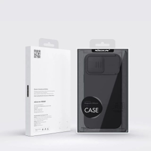 Nillkin Apple iPhone 14 Pro Max, CamShield Silky Magnetic Silicone Case, Elegant Black