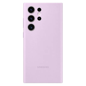 Original Sam. silicone cover Galaxy S23 Ultra, Lilac