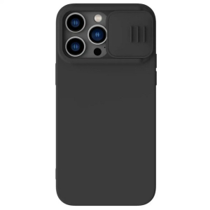 Nillkin Apple iPhone 14 Pro Max, CamShield Silky Magnetic Silicone Case, Elegant Black