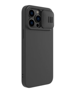 Nillkin Apple iPhone 14 Pro Max, CamShield Silky Magnetic Silicone Case, Elegant Black