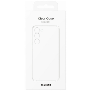 Original Sam. Clear Cover Galaxy S23+, Transparent