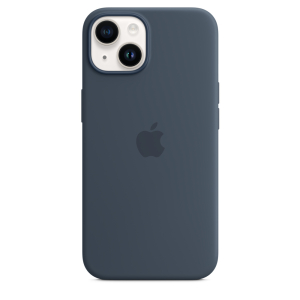 Original iPhone 14 Silicone Case with MagSafe - Strom Blue, Model A2910