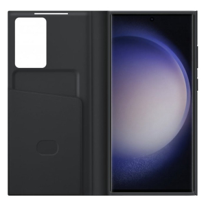 Original Sam. Smart View Wallet Cover Galaxy S23 Ultra, Black
