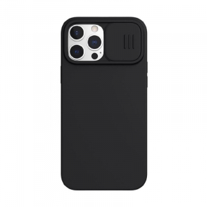 Nillkin Apple iPhone 13, CamShield Silky Magnetic Silicone Case, Elegant Black
