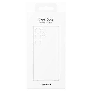 Original Sam. Clear Cover Galaxy S23 Ultra, Transparent