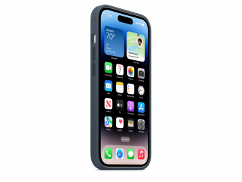 Original iPhone 14 Pro Silicone Case with MagSafe - Storm Blue, Model A2912