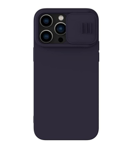 Nillkin Apple iPhone 14 Pro Max, CamShield Silky Silicone Case, Dark Purple