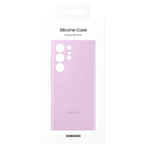 Original Sam. silicone cover Galaxy S23 Ultra, Lilac