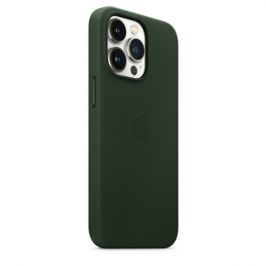 Original iPhone 13 Pro Max Leather Case with MagSafe - Sequoia Green Model A2704