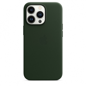 Original iPhone 13 Pro Max Leather Case with MagSafe - Sequoia Green Model A2704