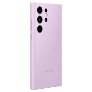 Original Sam. silicone cover Galaxy S23 Ultra, Lilac