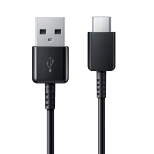 Original Sam. EP-TA20, Fast Travel Charger + Type-C Cable, Black