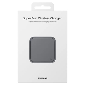 Original Wireless Charger Pad 15W with Travel Adapter, Black