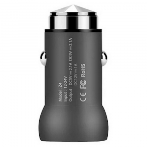 Car Charger Hoco, QC2.0, Z4, Black