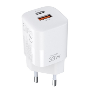 Wall Charger CHOETECH, PD5006 A+C dual port 33W, White