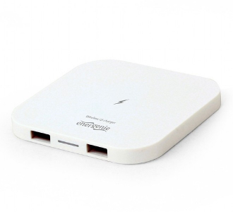   Wireless charger for phone or tablet, 5W, White, Energenie EG-WCQI-02-W