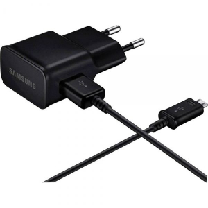 Original Travel Charger Samsung microUSB, Black