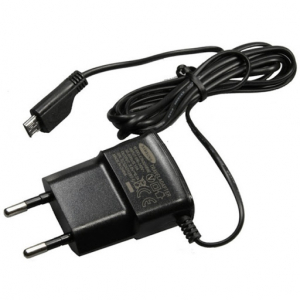 Original Travel Charger Samsung microUSB, Black