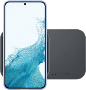Original Wireless Charger Duo 15W with Travel Adapter,, Black