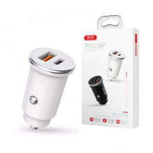 Car Charger XO, PD+QC3.0, CC25, White