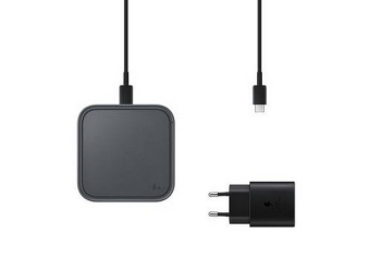 Original Wireless Charger Pad 15W with Travel Adapter, Black