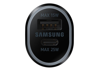 Original Sam. EP-L4020, Fast Car Charger 40W USB + PD (w/o cable), Black