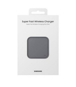 Original Wireless Charger Pad 15W with Travel Adapter, Black