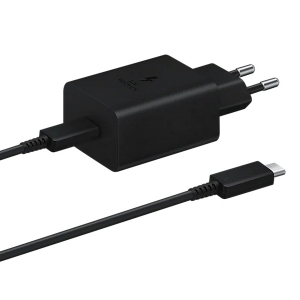 Original Sam. EP-T4510, Fast Travel Charger Compact 45W PD (w/o cable), Black