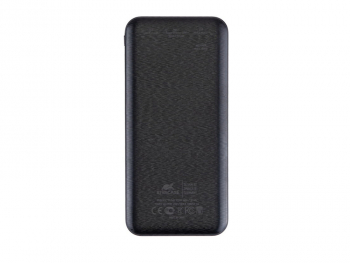 Power Bank Rivacase 10000 mAh QC 3.0/PD 20W, VA2540, Black