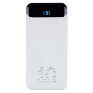 Power Bank Rivacase 10000 mAh QC 3.0/PD 20W, VA2540, White