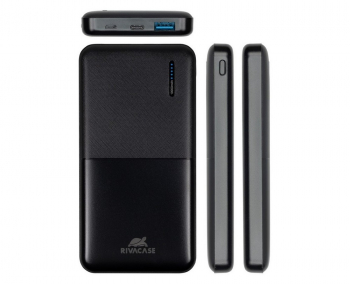 Power Bank Rivacase 10000 mAh QC 3.0/PD, VA2531, Black