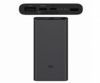 Power Bank 3, Xiaomi 10000 mah, Black